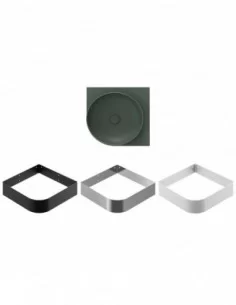 Praustuvas Yard 45 C, be skylės, Grey green, RAVAK