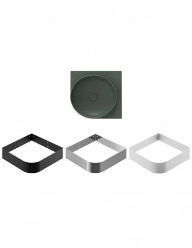 Praustuvas Yard 45 C, be skylės, Grey green, RAVAK