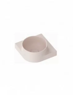 Mini praustuvas Yard 28 C, su skyle maišytuvui, Alabaster pink, RAVAK