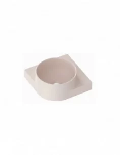 Mini praustuvas Yard 28 C, su skyle maišytuvui, Alabaster pink, RAVAK