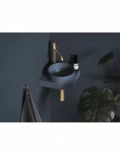 Mini praustuvas Yard 28 C, su skyle maišytuvui, Deepsea blue, RAVAK