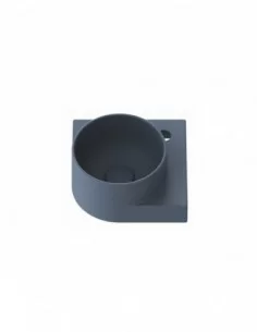 Mini praustuvas Yard 28 C, su skyle maišytuvui, Deepsea blue, RAVAK