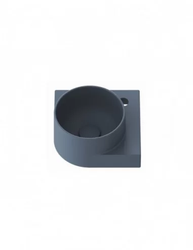 Mini praustuvas Yard 28 C, su skyle maišytuvui, Deepsea blue, RAVAK