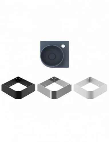 Mini praustuvas Yard 28 C, su skyle maišytuvui, Deepsea blue, RAVAK