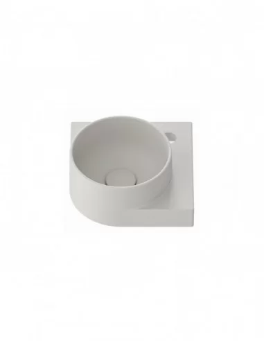 Mini praustuvas Yard 28 C, su skyle maišytuvui, Smoke grey, RAVAK