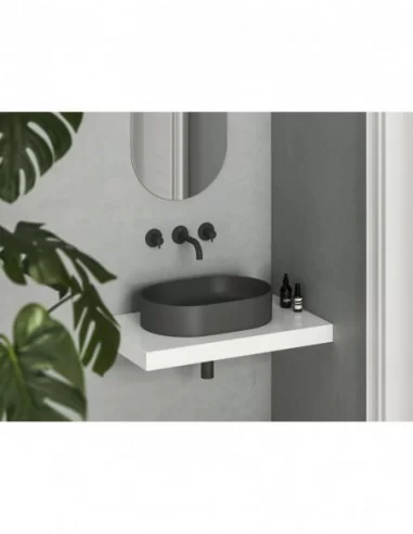 Praustuvas Ceramic Slim O, Antracitas, RAVAK