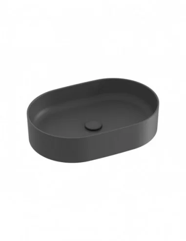 Praustuvas Ceramic Slim O, Antracitas, RAVAK
