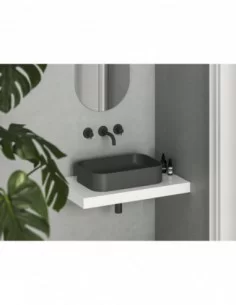 Praustuvas Ceramic Slim R, Antracitas, RAVAK