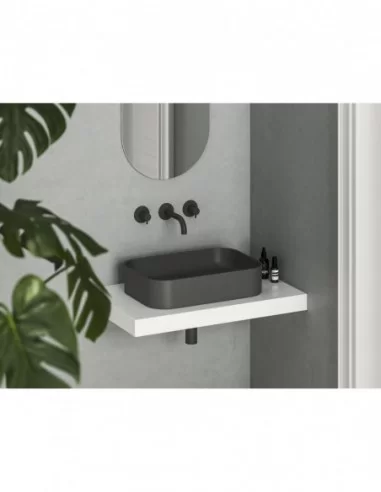 Praustuvas Ceramic Slim R, Antracitas, RAVAK