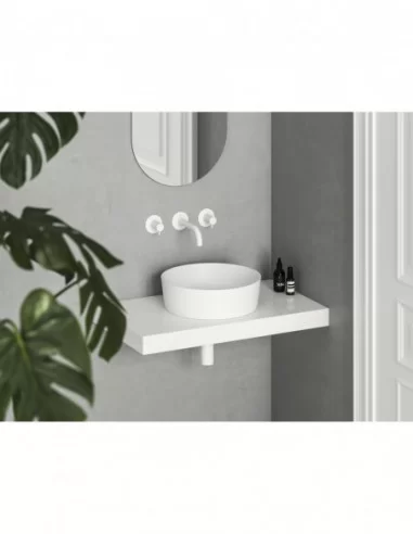 Praustuvas Uni Slim, Baltas matinis, RAVAK