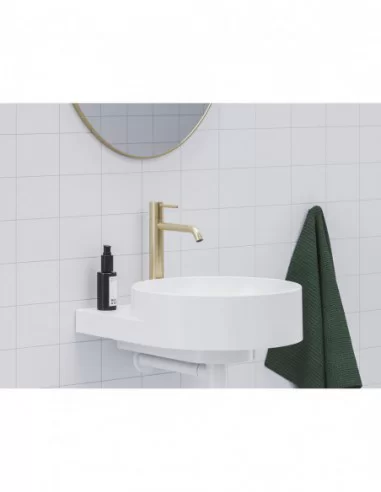 Praustuvo maišytuvas Espirit ES 014.00 be perpylimo, Šlifuoto aukso, RAVAK