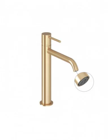 Praustuvo maišytuvas Espirit ES 014.00 be perpylimo, Šlifuoto aukso, RAVAK