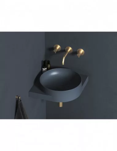 Paslėpto montavimo Espirit praustuvo maišytuvas su korpusu ES 019.00, Šlifuoto aukso, RAVAK