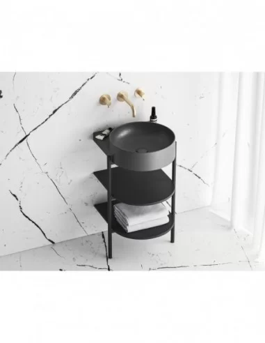 Paslėpto montavimo Espirit praustuvo maišytuvas su korpusu ES 019.00, Šlifuoto aukso, RAVAK