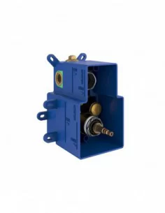 Espirit termostatinis potinkinis maišytuvas su jungikliu, skirtas montuoti su R-box ES 063.00, Šlifuoto aukso, RAVAK