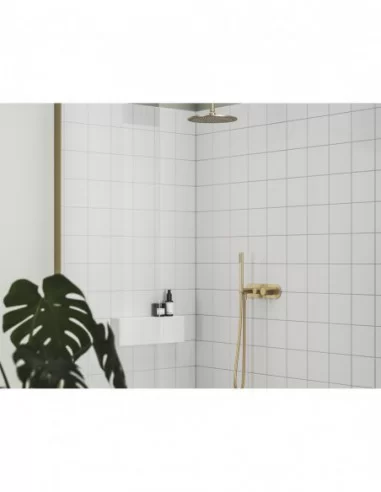 Potinkinis maišytuvas Espirit su jungikliu, skirtas montuoti su R-box ES 065.00, Šlifuoto aukso, RAVAK