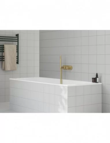 Potinkinis maišytuvas Espirit su jungikliu, skirtas montuoti su R-box ES 065.00, Šlifuoto aukso, RAVAK