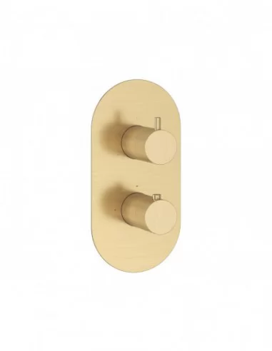 Potinkinis termostatinis Espirit maišytuvas, Šlifuoto aukso, RAVAK