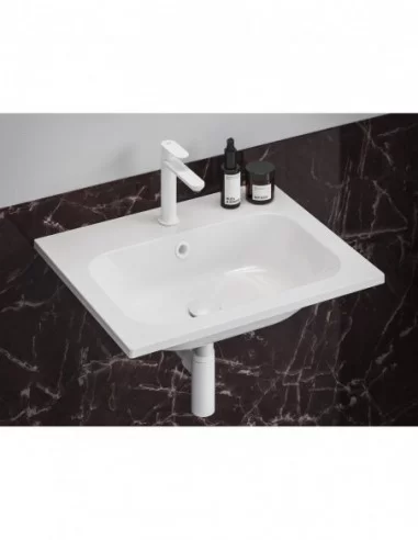 Praustuvo maišytuvas Eleganta BeCool EL 012.01, Baltas matinis, RAVAK