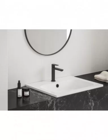 Praustuvo maišytuvas Eleganta BeCool EL 012.01, Juodas matinis, RAVAK