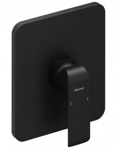 Potinkinis maišytuvas Flat be jungiklio, Juodas, RAVAK