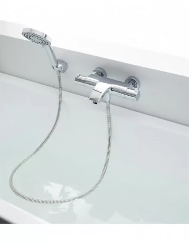 Termostatinis sieninis vonios/dušo maišytuvas TE 082.00/150, Blizgus chromas, RAVAK