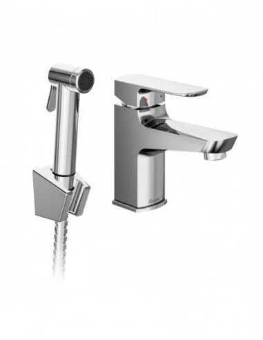 Praustuvo maišytuvas su bide purkštuku be dugno vožtuvo, Chromas, RAVAK