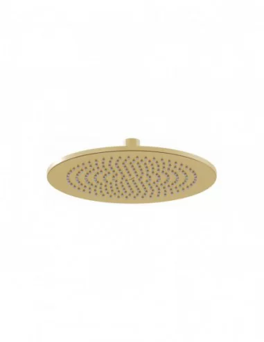 Apvali dušo galvutė Chrome 250 mm, Šlifuoto aukso, RAVAK