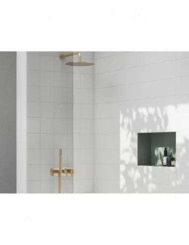 Apvali dušo galvutė Chrome 250 mm, Šlifuoto aukso, RAVAK