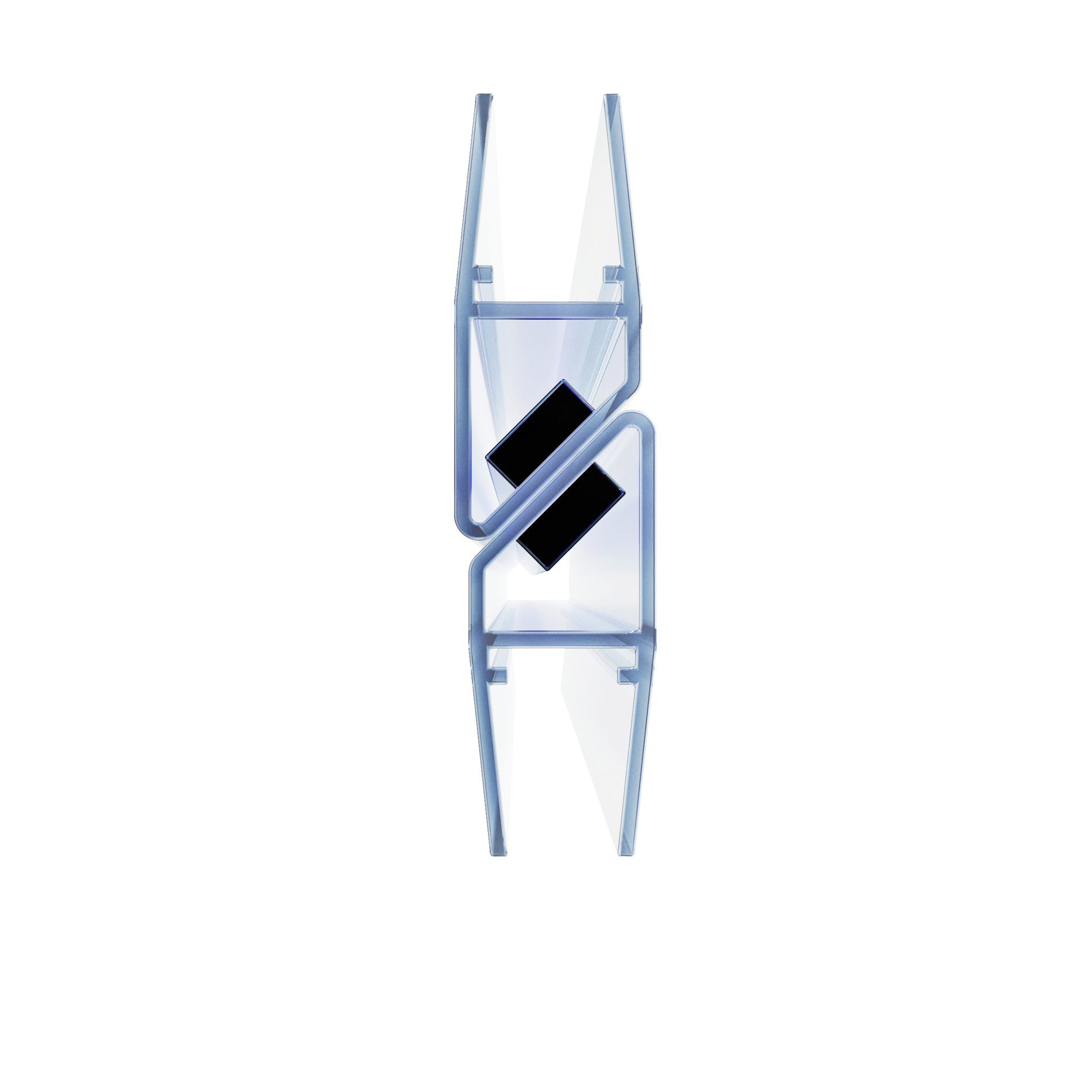 Smartline Machine Glass Magnetai Brilliant/GlassLine/SmartLine/Matrix/10°/Blix, RAVAK | adm...