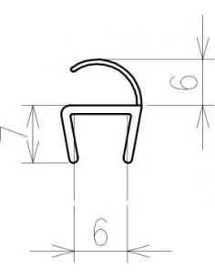 SmartLine vertikali sandarinimo juosta, RAVAK