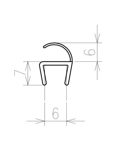 SmartLine vertikali sandarinimo juosta, RAVAK