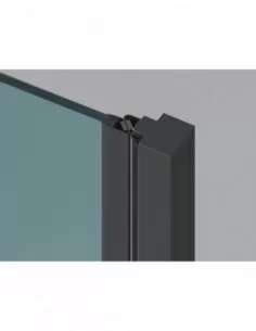 Dušo durys Cool! COSD1, Juoda, RAVAK