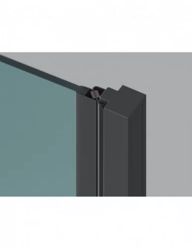 Dušo durys Cool! COSD1, Juoda, RAVAK