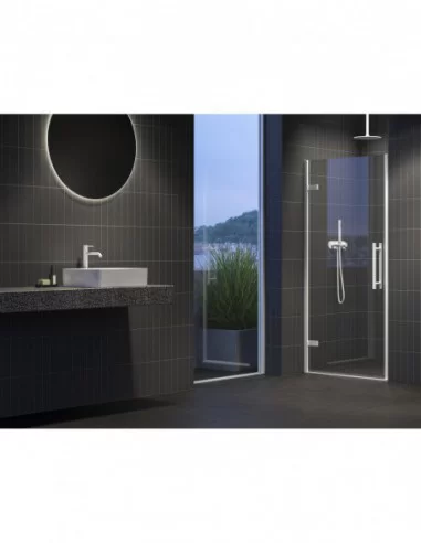 Dušo durys Cool! COSD1, Balta matinė, RAVAK