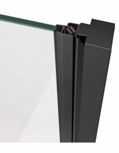 Dušo durys Cool! COSD2, Juoda, RAVAK