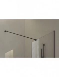 Dušo kabina Walk-In Air Wall, Juoda, RAVAK