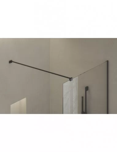 Dušo kabina Walk-In Air Wall, Juoda, RAVAK