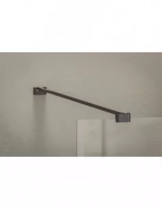 Dušo kabina Walk-In Air Wall, Juoda, RAVAK