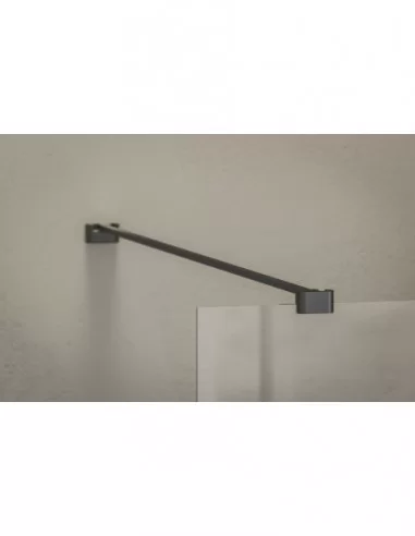 Dušo kabina Walk-In Air Wall, Juoda, RAVAK