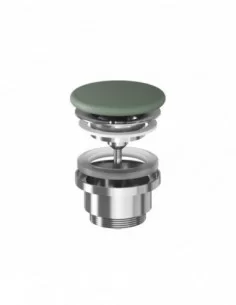 Fiksuota Flat praustuvo sifono galvutė, Grey green, RAVAK