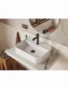 Fiksuota Flat praustuvo sifono galvutė, Juodas matinis, RAVAK