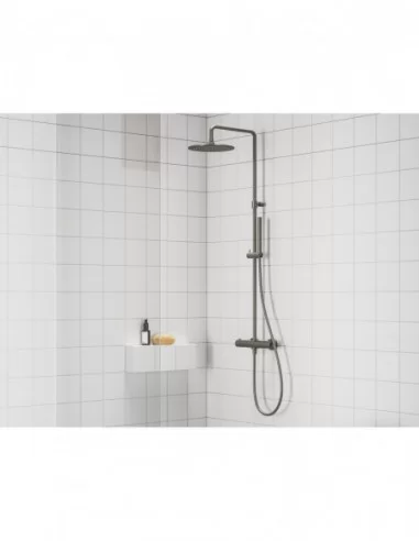 Dušo stovas Espirit, Šlifuotas grafitas, RAVAK