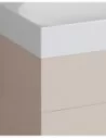 Spintelė po praustuvu SD Lite 60, Alabaster pink, RAVAK