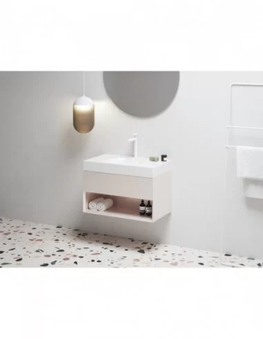 Spintelė po praustuvu SD Lite 80, Alabaster pink, RAVAK