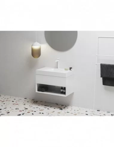 Spintelė po praustuvu SD Lite 80, Balta, RAVAK