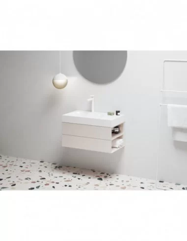 Spintelė po praustuvu SD Lite 80 K/D, Alabaster pink, RAVAK