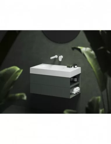 Spintelė po praustuvu SD Lite 80 K/D, Grey green, RAVAK