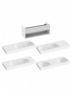 Spintelė po praustuvu SD Lite 120, Smoke grey, RAVAK