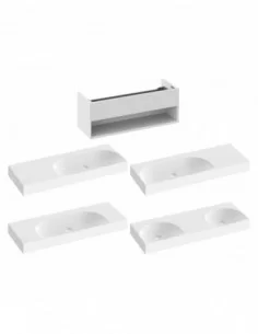 Spintelė po praustuvu SD Lite 120, Smoke grey, RAVAK